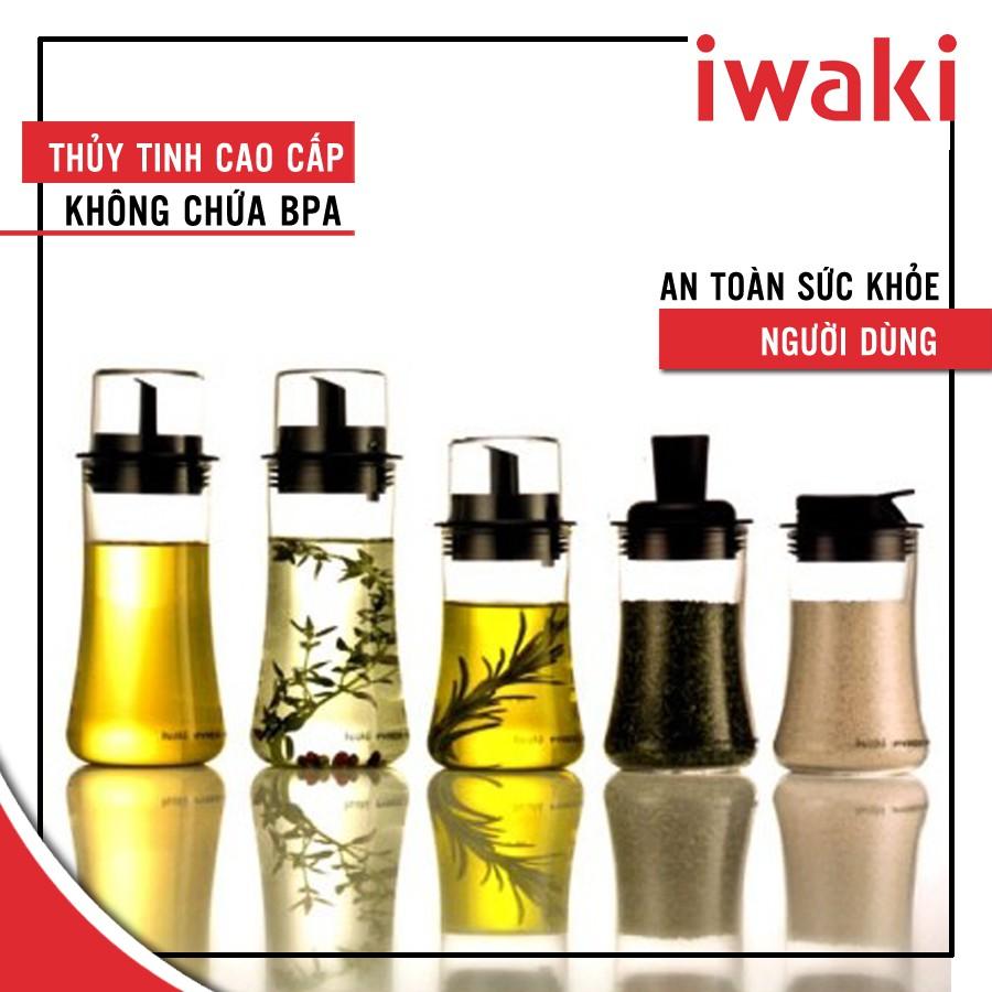 Bình rót gia vị thủy tinh cao cấp Iwaki