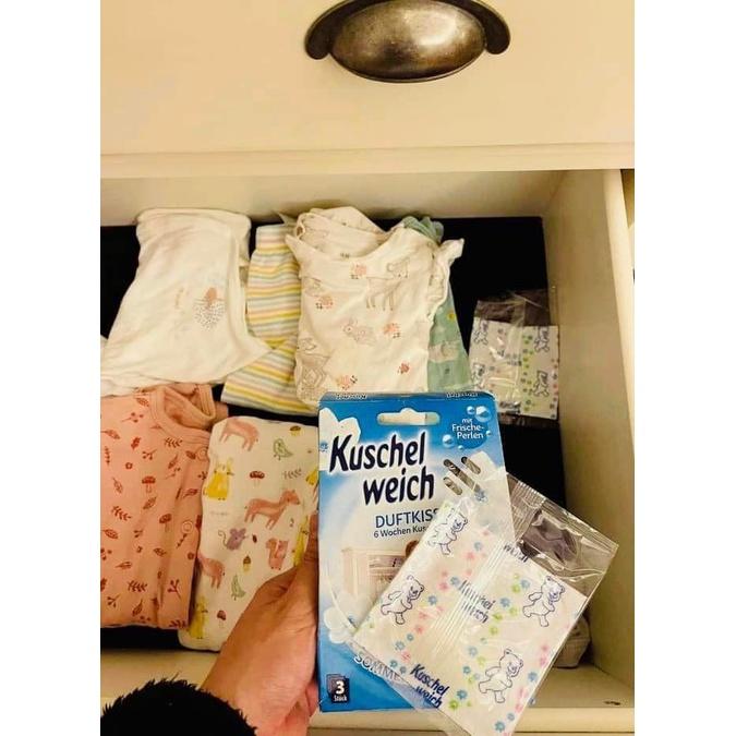 Túi thơm tủ quần áo cho bé Kuschel weich thơm lâu 6-8 tuần