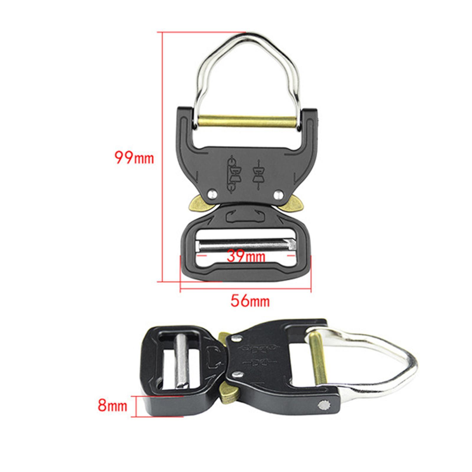 Quick Release Buckle 1.5inch Belt Buckle Hook for Luggage Strap Backpack Bag