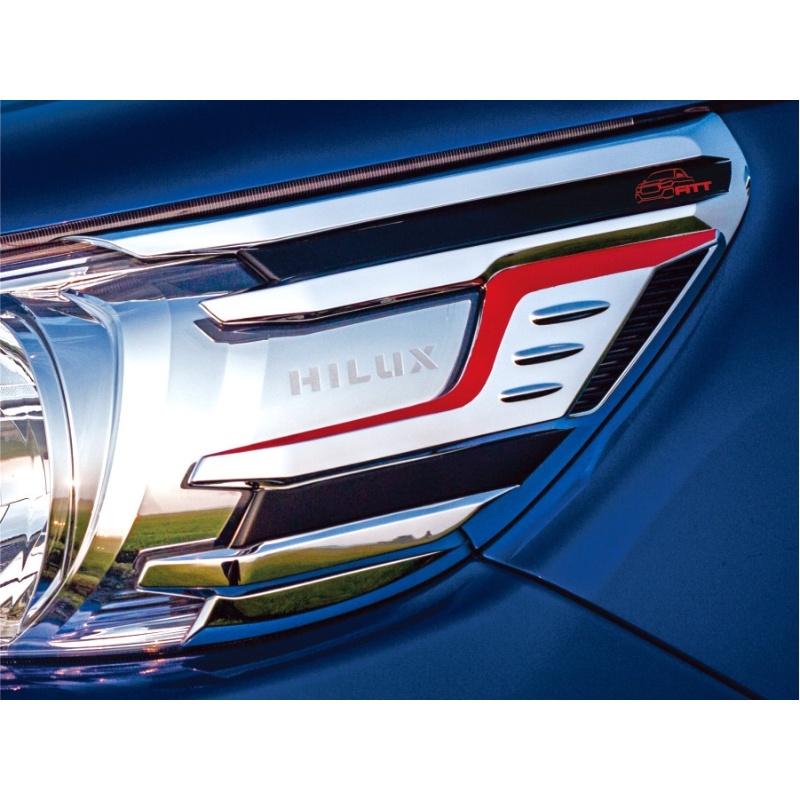 ỐP VIỀN ĐÈN TRƯỚC HILUX REVO – FITT THAILAND