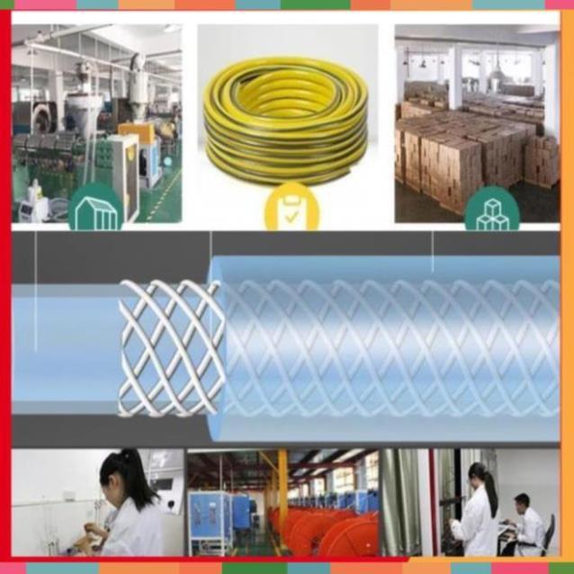 Bộ dây vòi xịt nước rửa xe,tưới cây tăng áp 3 lần 7-10m