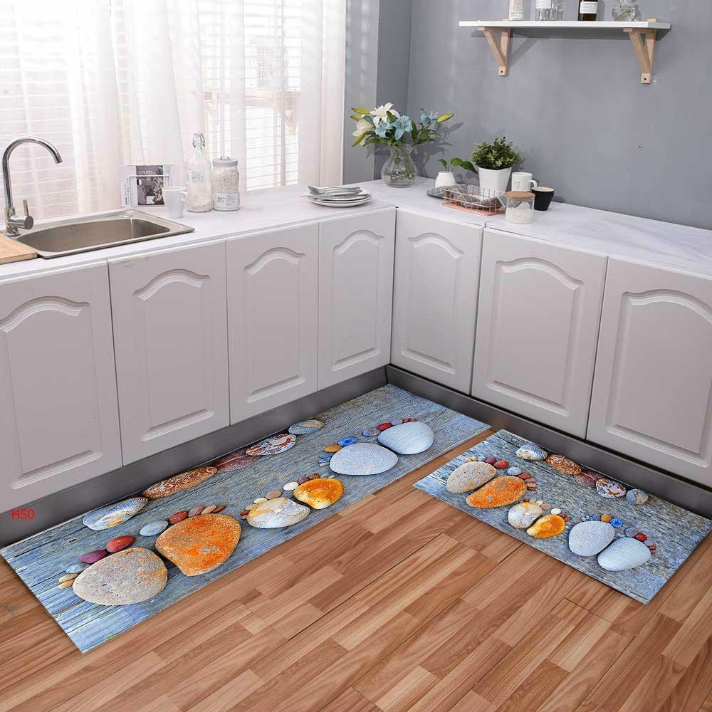 Set 2 thảm bếp 3D cao cấp (40*60cm&amp;120cm) - thiên nhiên và động vật