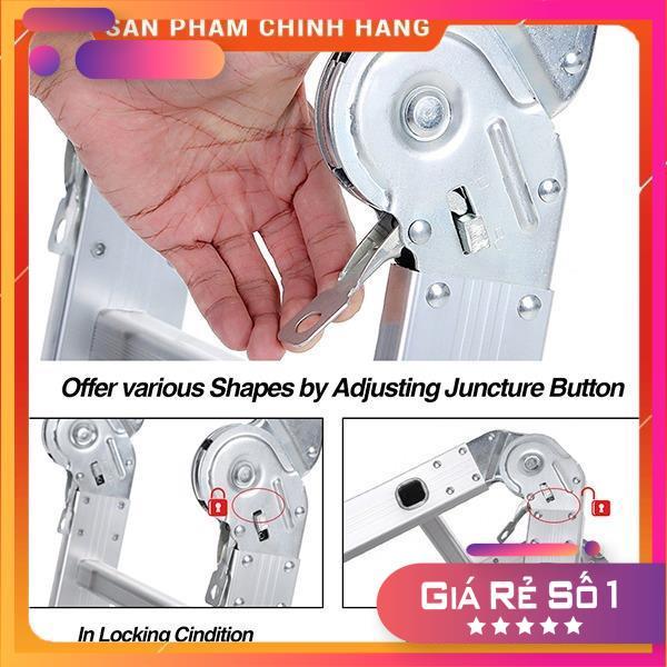 Thang nhôm gấp đoạn DIY TLG-3D