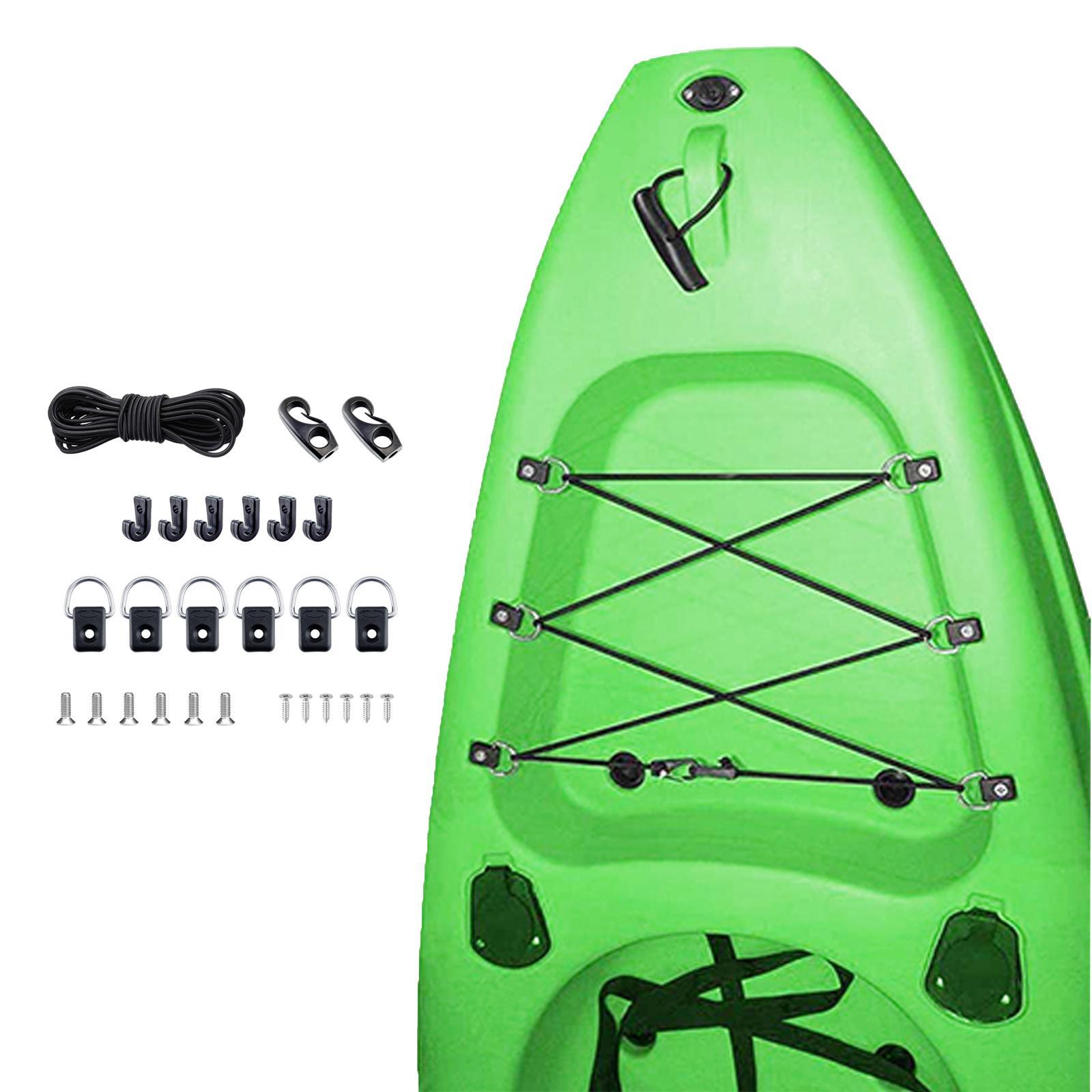 Kayak Deck Rigging Kit D-Circle with 304 M6 Screw for Boat Canoe Fishing