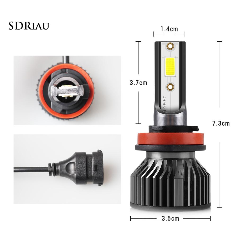 Set 2 Bóng Đèn Sương Mù H1 / 3 / 4 / 7 / 8 / 9 / 11 38w Chống Nước Cho Xe Hơi