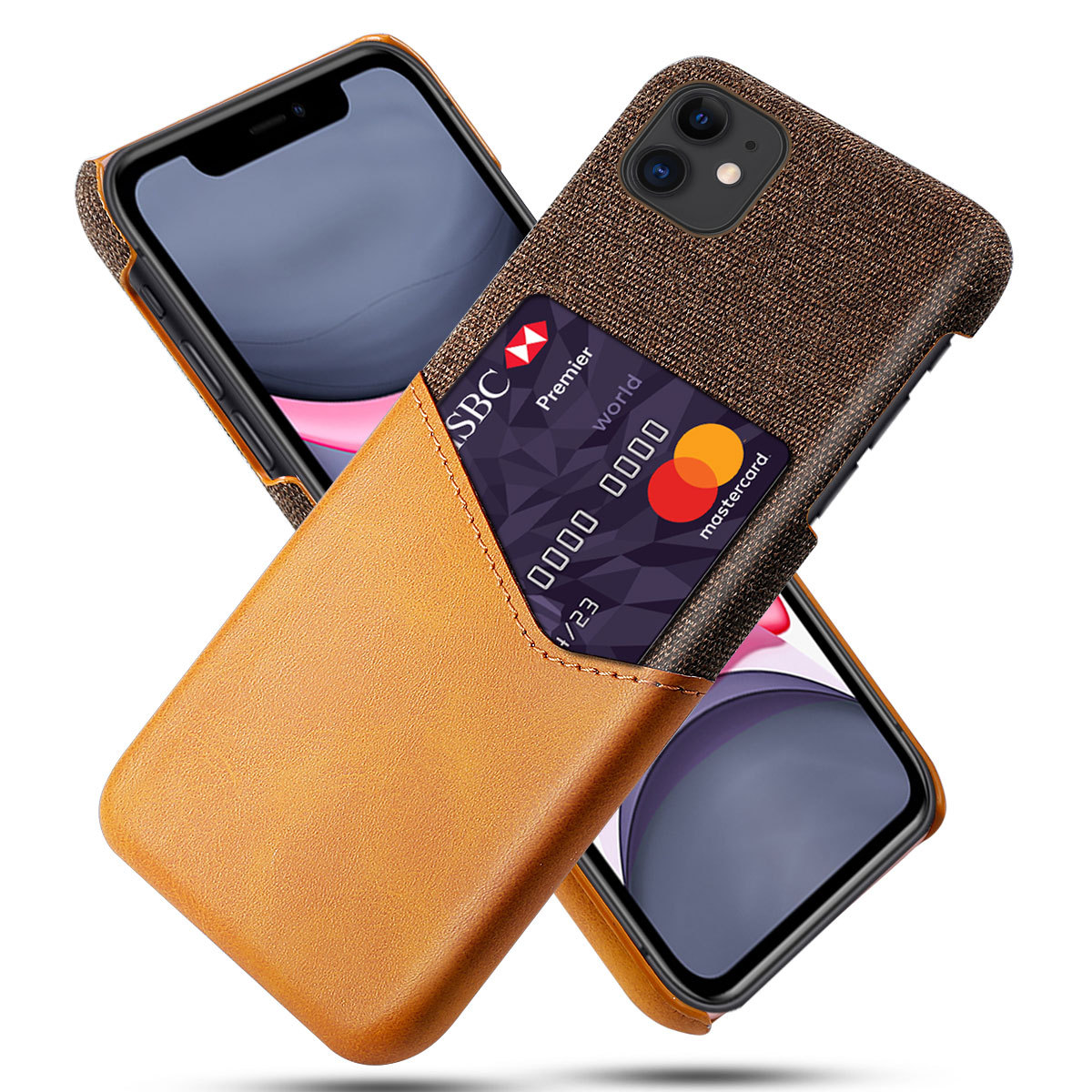 Ốp lưng da vải kiêm ví dành cho iPhone 12 / 12 Pro / 12 Pro Max / 12 Mini - Hàng chính hãng
