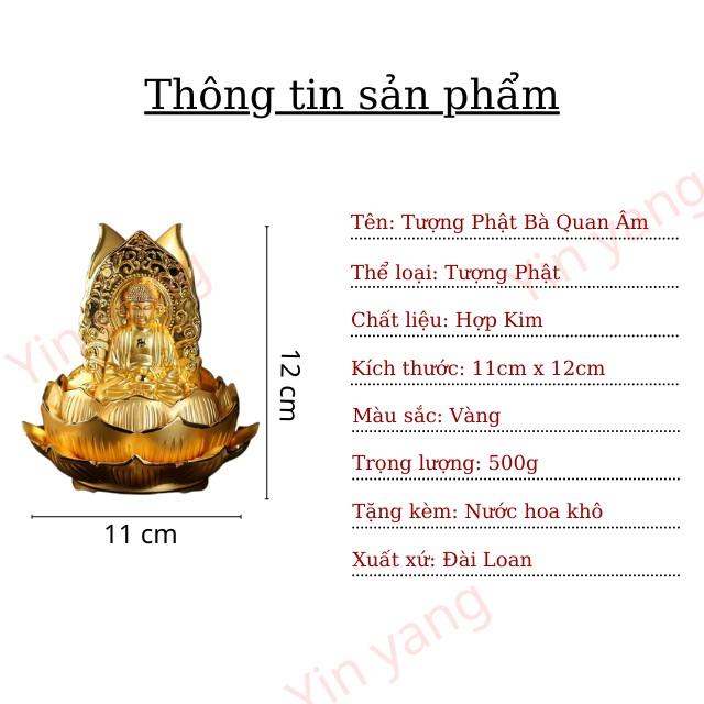 Tượng Phật Như Lai - Di Lặc - Quan Âm Ba Mặt Trang Trí Ô tô