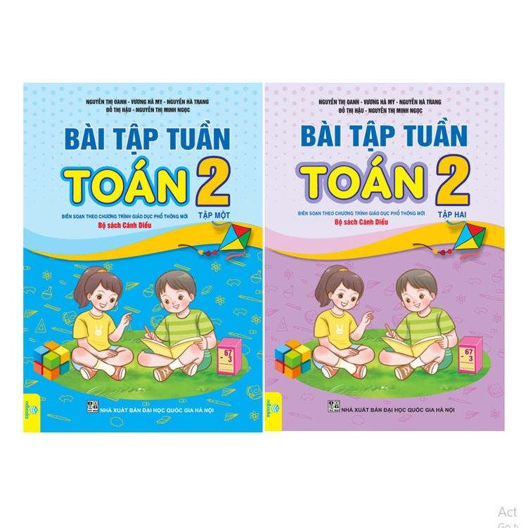 Sách - Bài Tập Tuần Toán 2  - Biên soạn theo CT GDPT mới - Cánh Diều