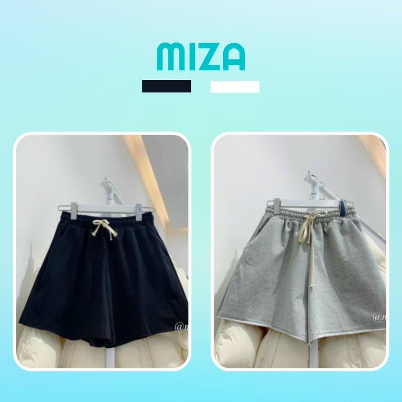 Quần short nữ vải thun cotton da cá unisex thể thao cao cấp ống rộng bigsize mặc nhà ngủ thời trang hàn quốc đẹp TRƠN FR