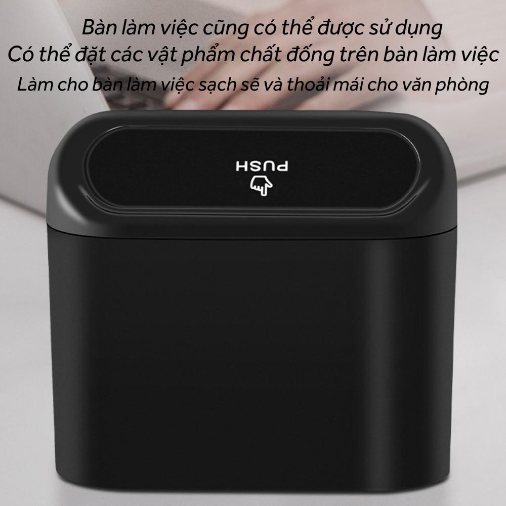Thùng rác , Thùng rác mini ô tô , thùng đựng rác ô tô xe hơi nhỏ gọn đa năng gắn cửa xe sau ghế tiện dụng TIME HOME