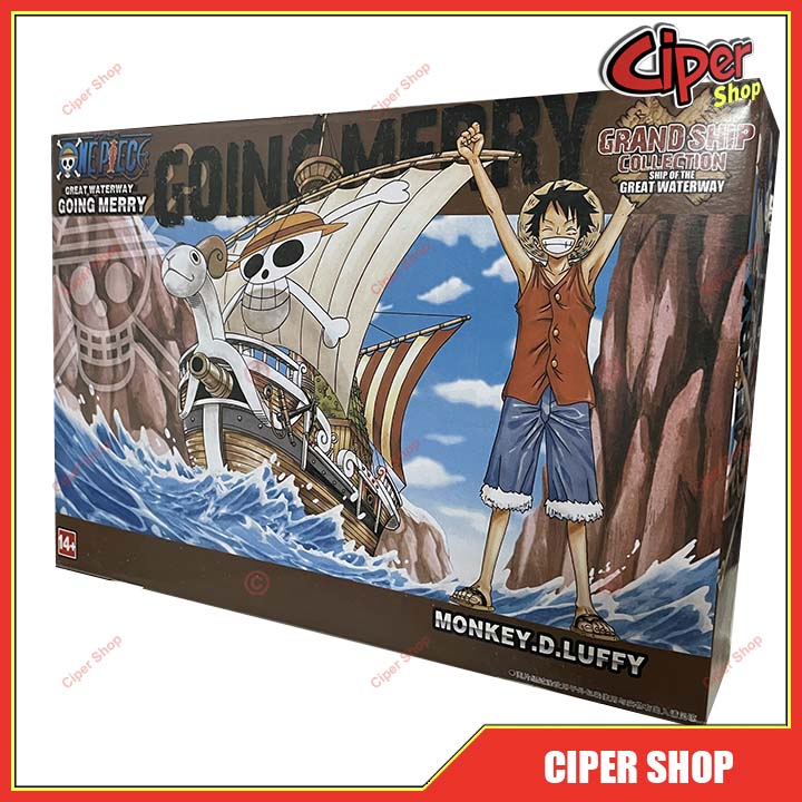 Loại 16cm - Mô hình thuyền tàu Going Merry One Piece Luffy - Figure One Piece