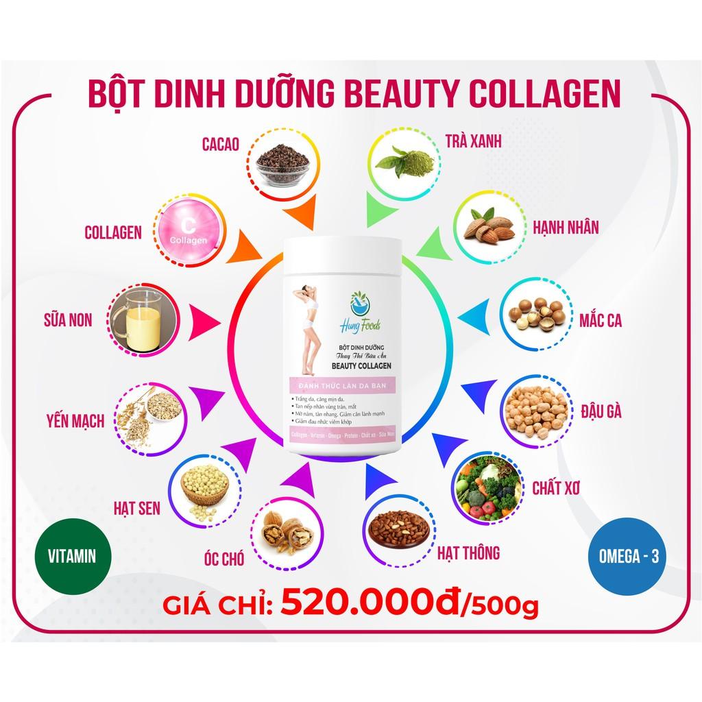 Bột Sữa Hạt Dinh Dưỡng Beauty Collagen - Hộp 500g - Hung Foods