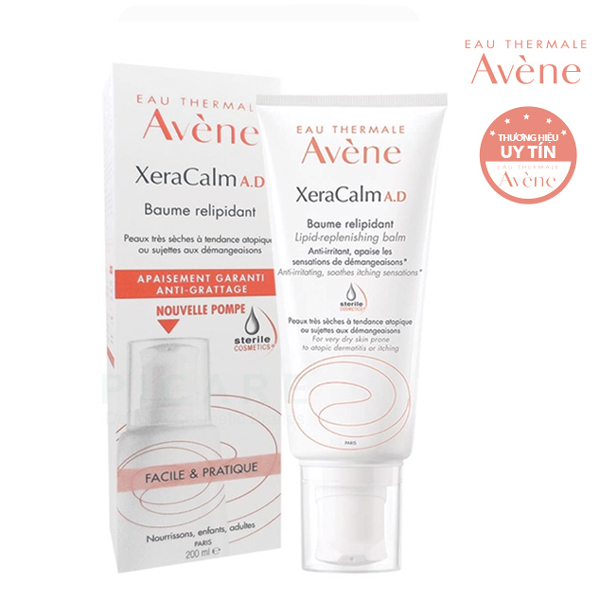 Kem Dưỡng Da Làm Dịu Cơn Ngứa Tức Thời Avène Xeracalm A.D Lipid-Replenishing Cream 100715874 (200ml)