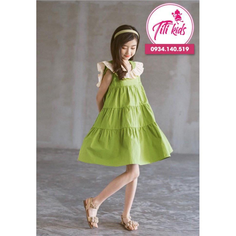 Đầm Bé Gái TiTiKids Dáng Xòe Cực Xinh V121