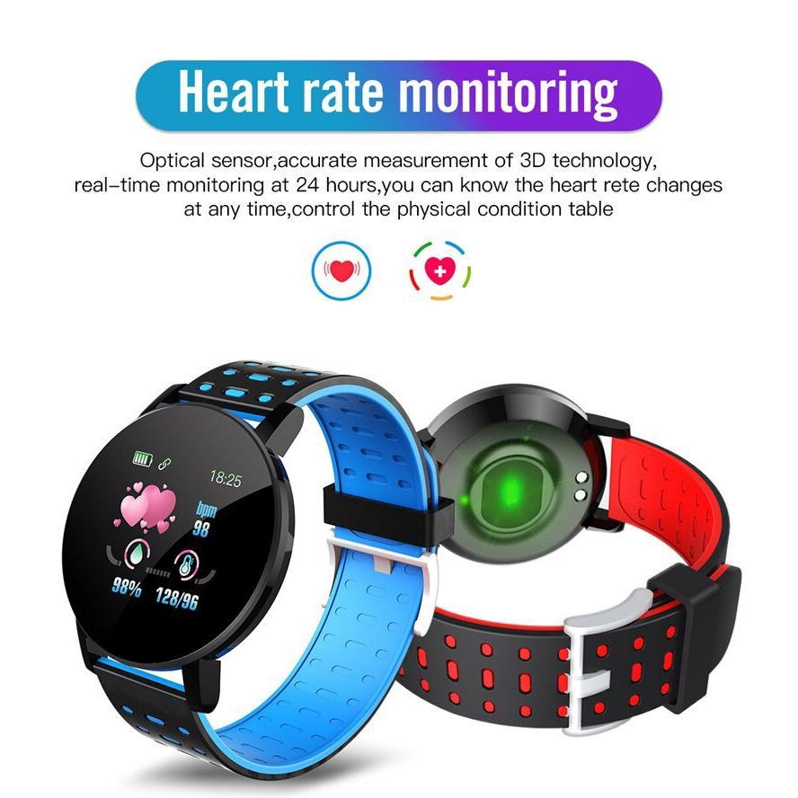 Đồng hồ thông minh xumu chống thấm nước theo dõi sức khỏe đo nhịp tim cho Android iOS