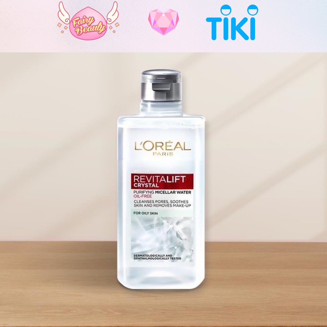 Nước Tẩy Trang Làm Sạch Chuyên Sâu Cho Da Dầu L'OREAL Revitalift Purifying Micellar Water 400/95/30ml