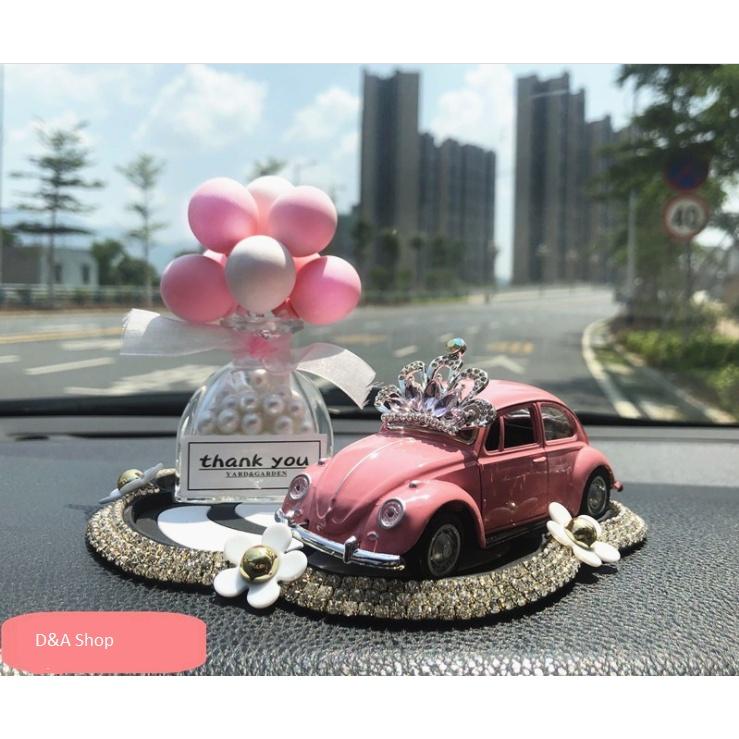 Set Decor ô tô vương miện trang trí taplo ô tô, táp lô xe hơi -Hoàng Đông shop Shop