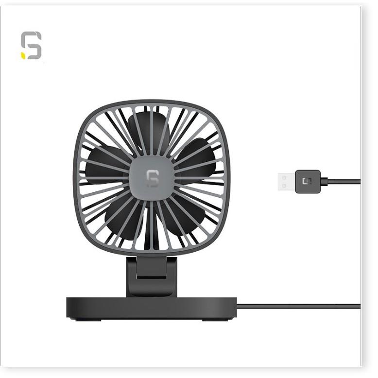 Quạt mini để tablo ô tô, quạt mini để bàn S-Fan nguồn USB