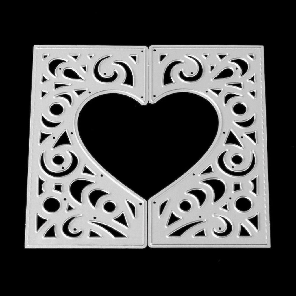 Heart Cutting Dies Cut Metal Scrapbooking Stencil Embossing Scrapbook Decor
