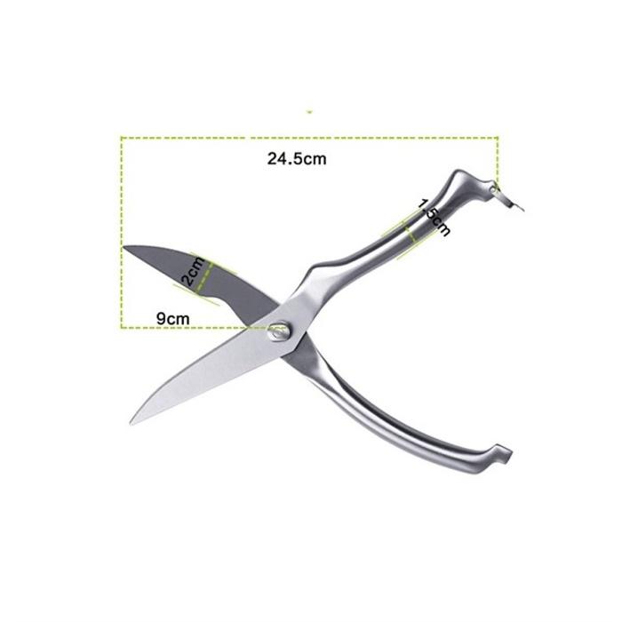 KÉO CHUYÊN CẮT THỊT GÀ , VỊT , XƯƠNG BẰNG THÉP ĐÚC NGUYÊN KHỐI SIÊU SẮC BÉN CÓ MÓC GÀI KHÓA TIỆN LỢI