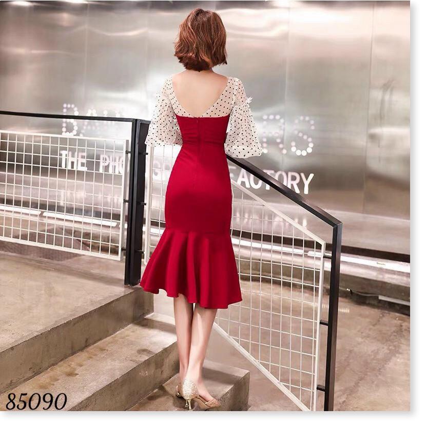 ĐẦM UMI ĐUÔI CÁ PHỐI LƯỚI