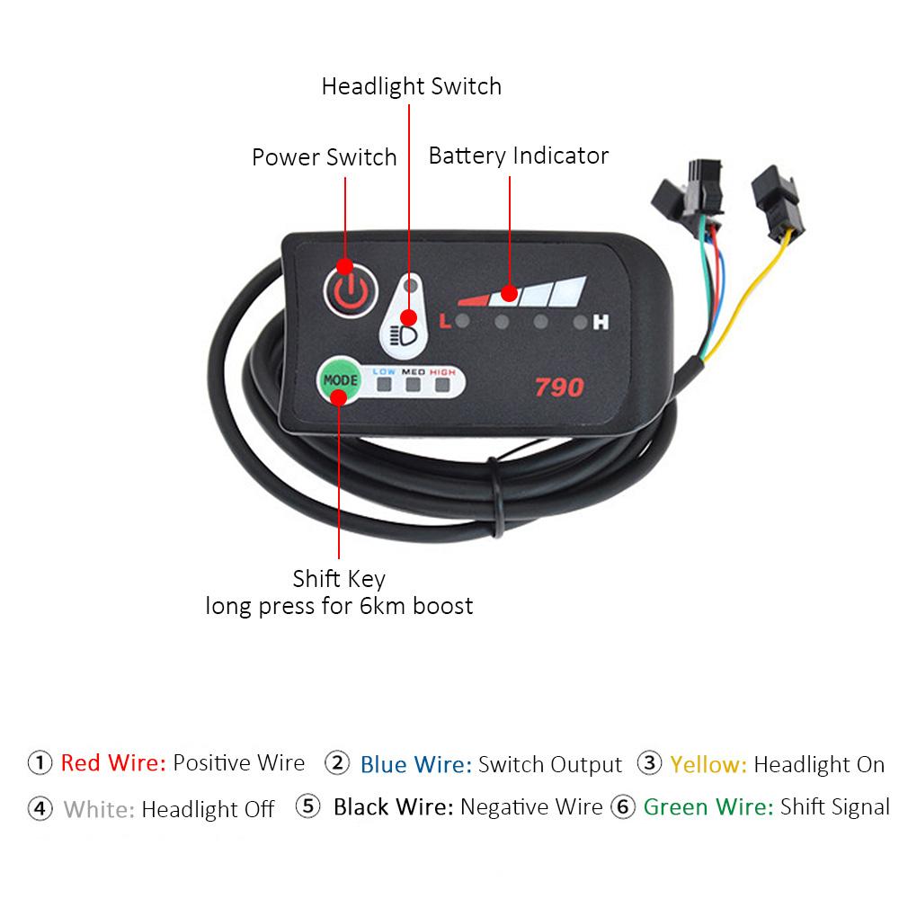 Màn Hình Led Hiển Thị Nguồn Điện Dành Cho Xe Tay Ga Điện
