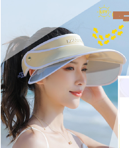 Mũ chống nắng vành điều chỉnh 360 độ, nón rộng vành nữ phong cách Hàn