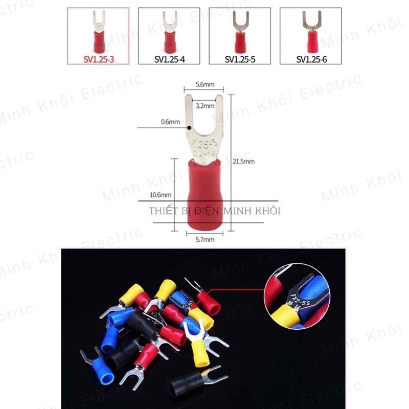 Cos y bọc nhựa túi 100c,đầu cos chữ y,đầu cốt dây điện,đầu cos chữ u,cos chẻ,cốt chỉa,cốt càng cua,cốt y bọc, cos chĩa