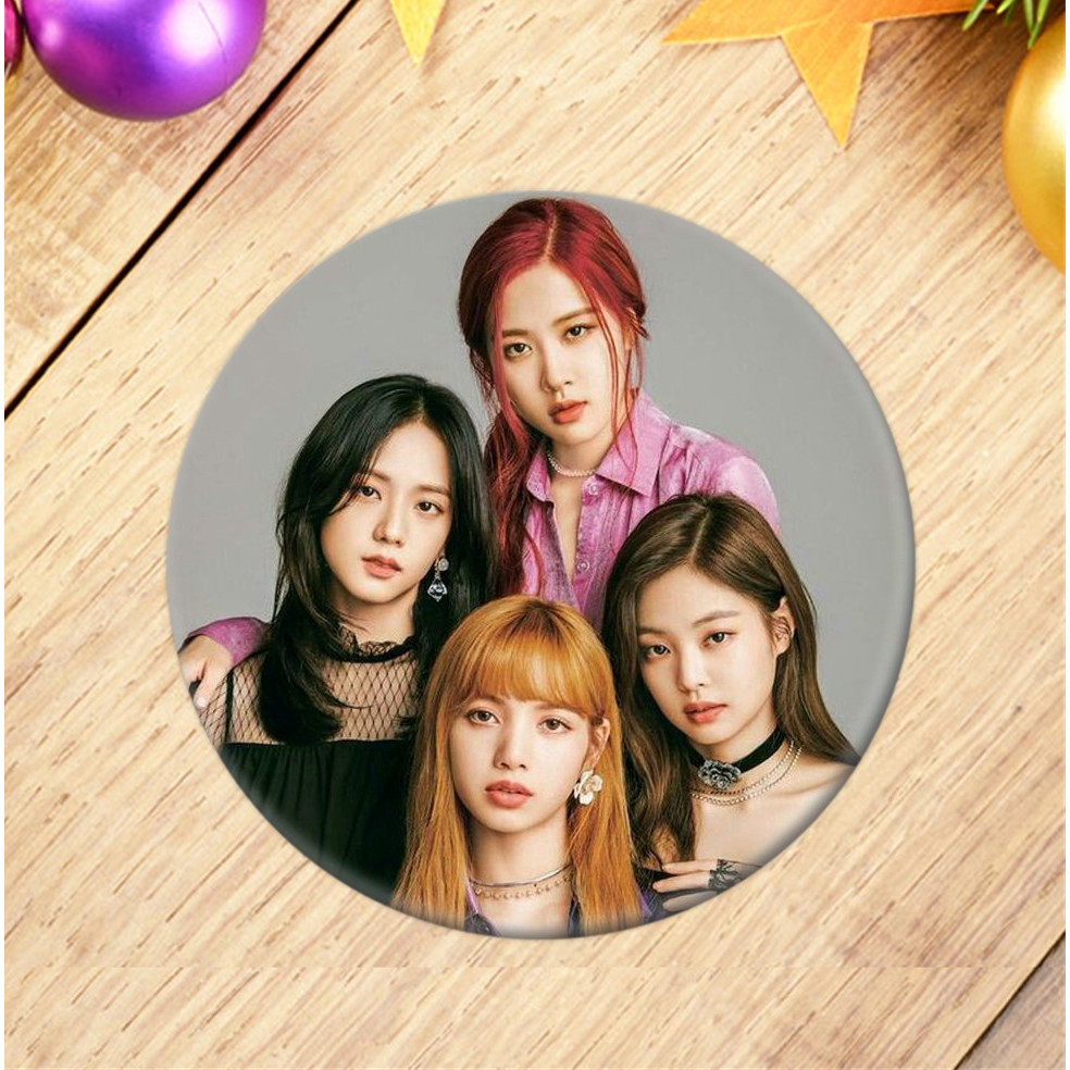 Huy hiệu tròn Blackpink KPOP mới