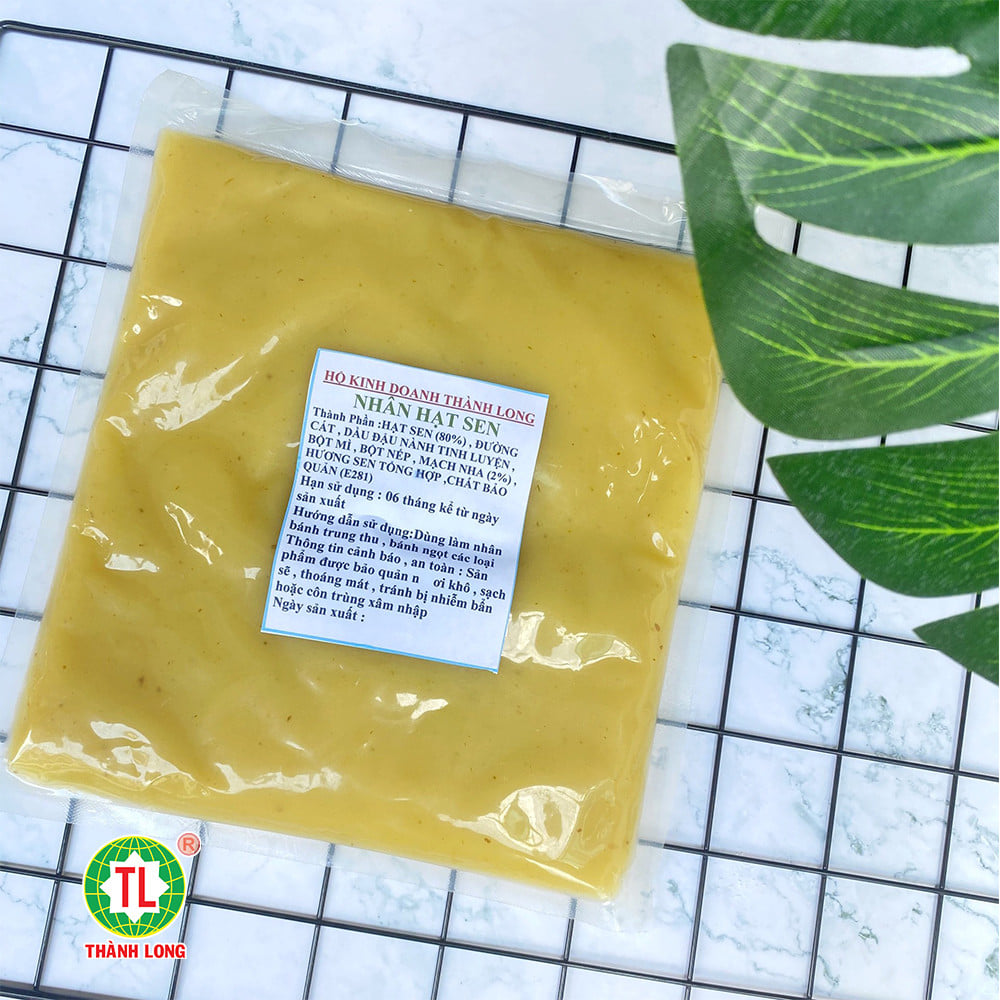 NGUYÊN LIỆU LÀM BÁNH TRUNG THU - NHÂN HẠT SEN 1 KG - THÀNH LONG - VIỆT NAM