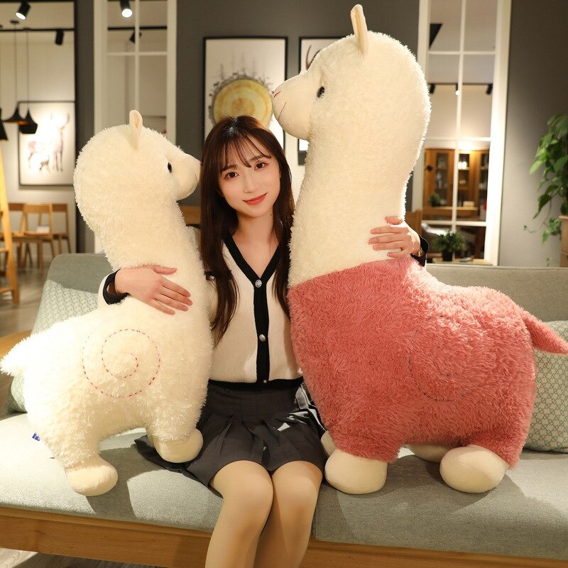 Thú nhồi bông lạc đà ALPACA - Quà tặng gấu bông lạc đà siêu dễ thương - Size từ 28cm đến 65cm - Gối ôm mềm mịn cho bé