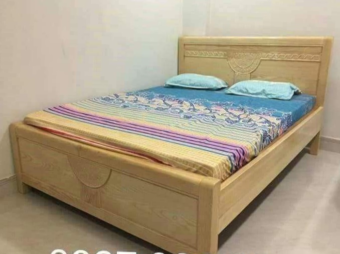 Giường ngủ gỗ sồi nga cao cấp nhiều kích thước