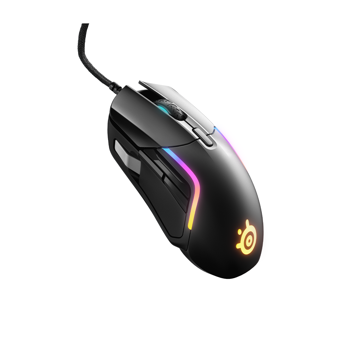 Chuột gaming có dây SteelSeries Rival 5 màu đen, hàng chính hãng, bảo hành 12 tháng