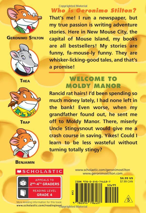 Sách ngoại văn: Geronimo Stilton #59: Welcome to Moldy Manor