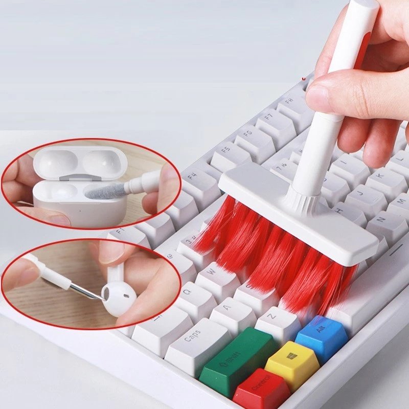 Bộ Dụng Cụ Vệ Sinh Tai Nghe - Bàn Phím Máy Tính 5 Trong 1