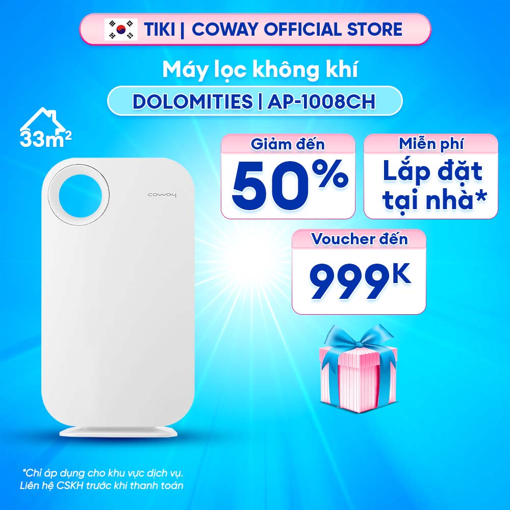 Máy lọc không khí Coway Dolomites AP-1008CH - Hàng chính hãng