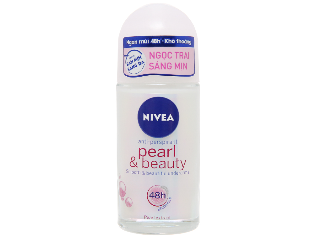 Lăn khử mùi Nivea Anti-Perspirant Pearl &amp; Beauty (50ml)