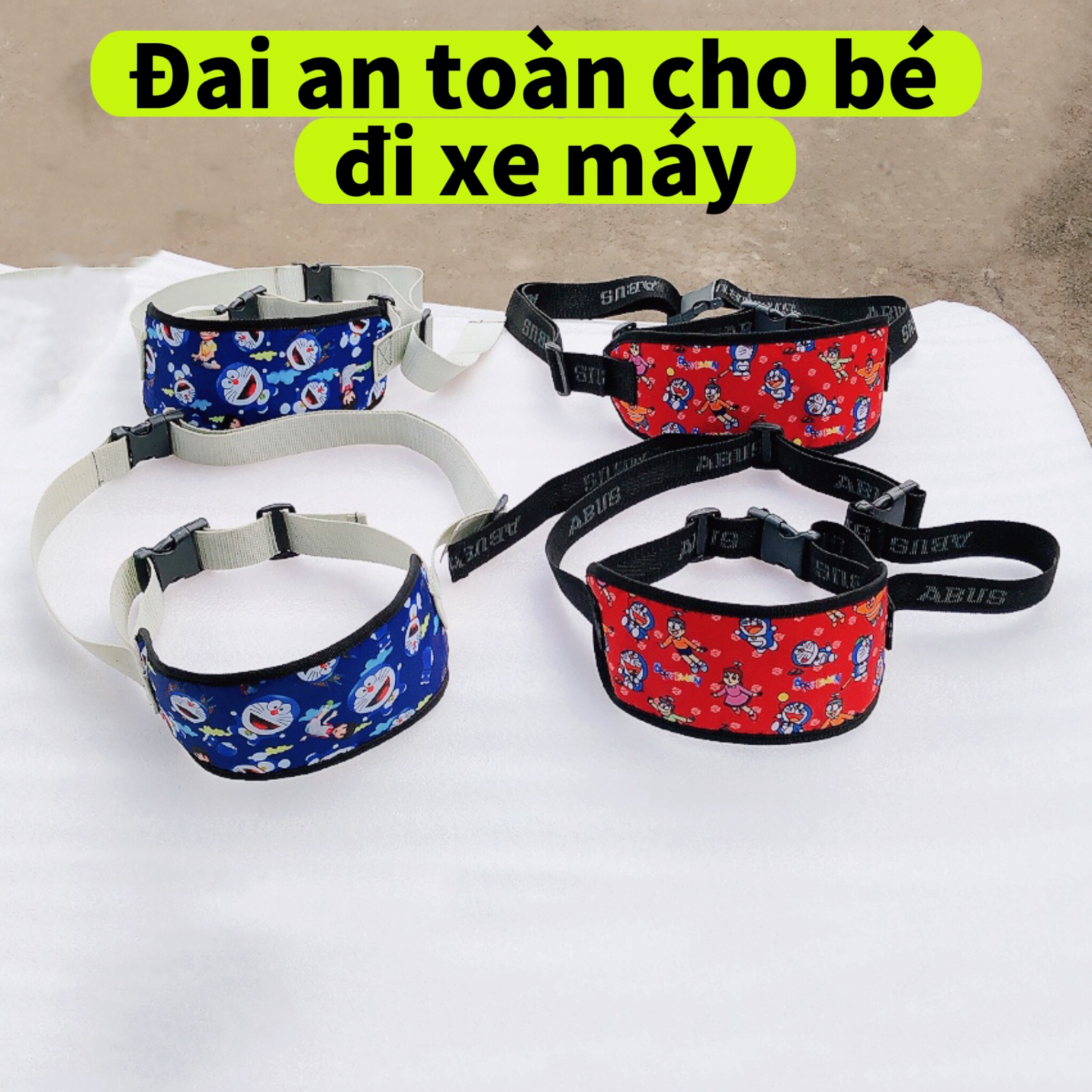 Đai ngồi xe máy cho bé từ 9 tháng -12 tuổi , ĐAI MỚI AN TOÀN CAO CẤP