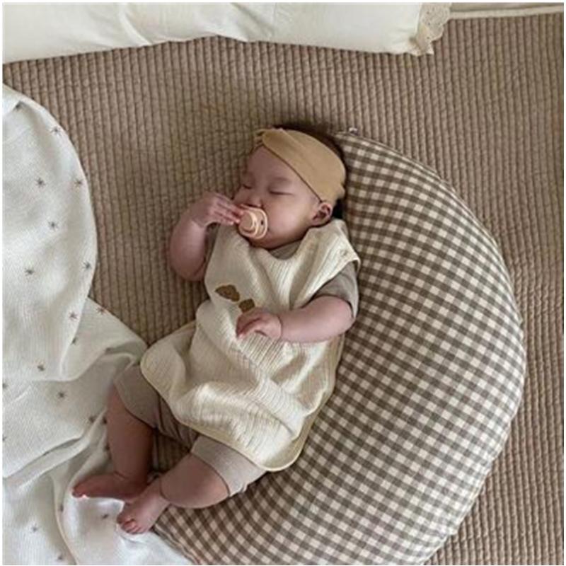 60X25CM Cotton Trăng U Gối Cho Bé Tạo Dáng Gối Ngủ Gối Sơ Sinh Điều Dưỡng Gối Cho Con Bú Đồ Chơi Nhồi Bông Trẻ Em