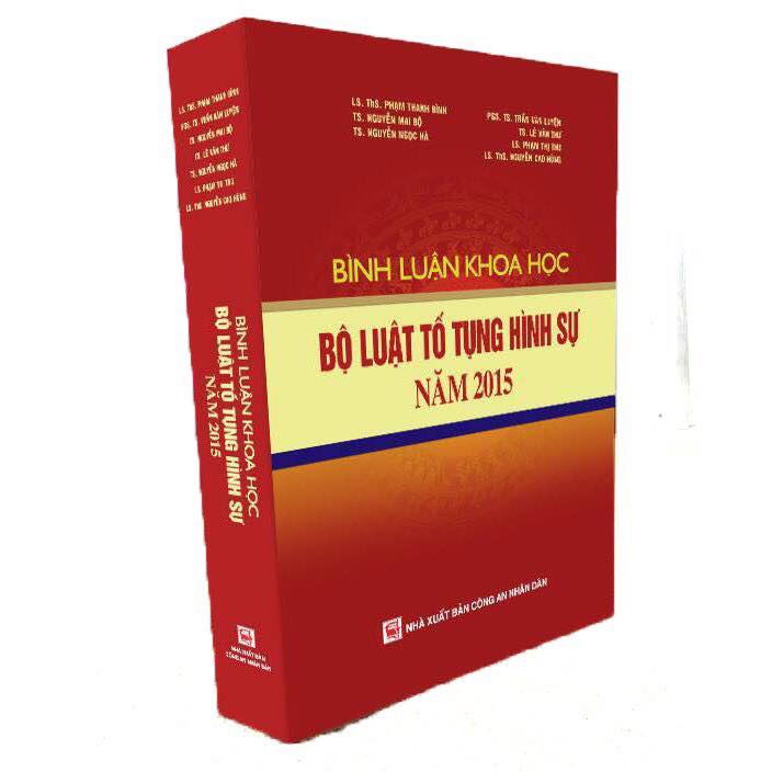 Bình luận khoa học bộ luật tố tụng hình sự 2015