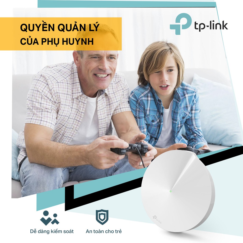 Bộ Phát Wifi Mesh TP-Link Deco M5 AC1300 (3 pack) - Hàng Chính Hãng