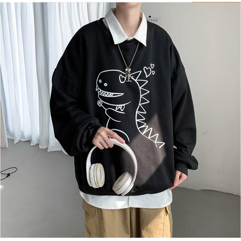{ Hàng Thu Đông } Áo Khủng Long Nỷ Ngoại Siêu Kute Fom Unisex Kiểu dáng Hàn Quốc Mã KL996
