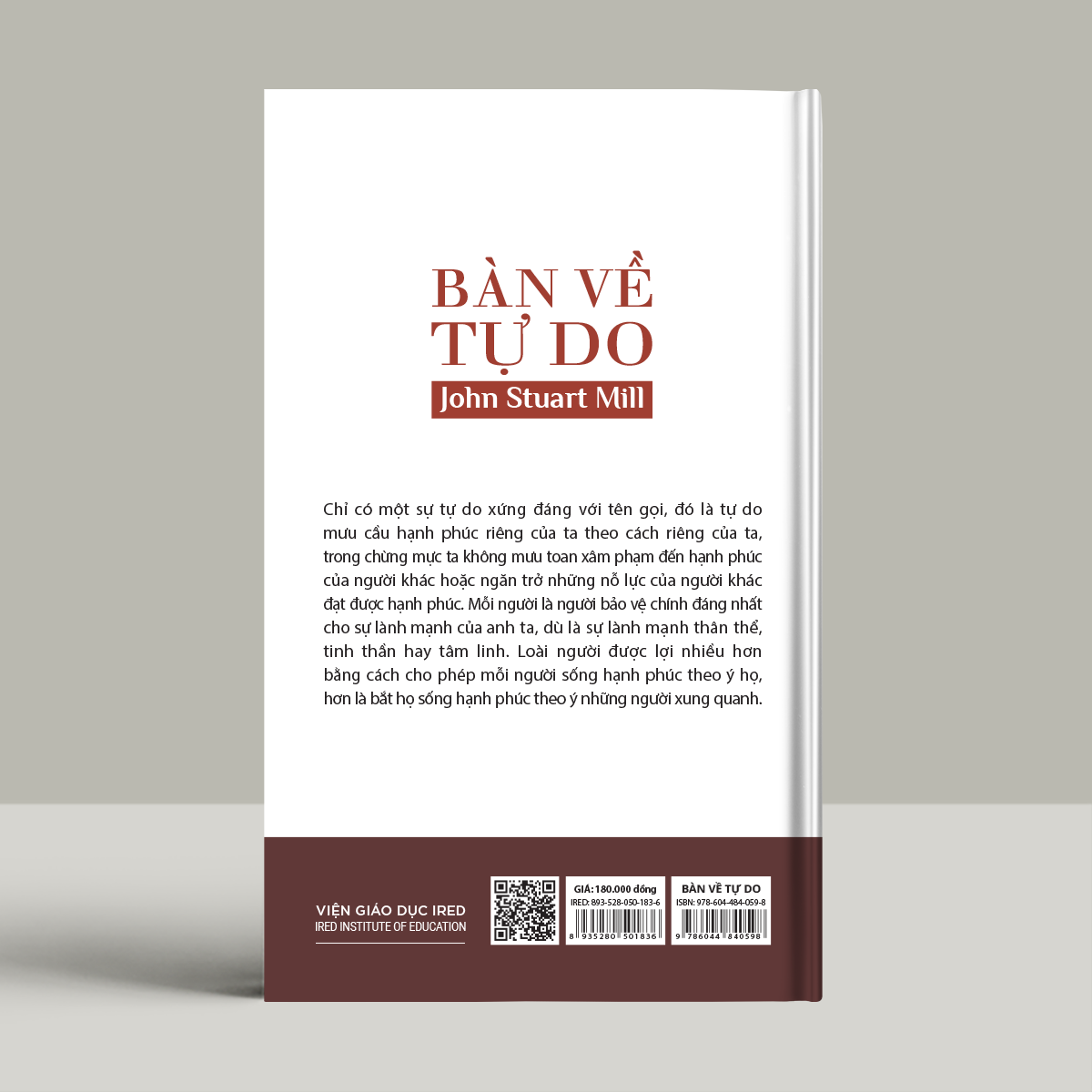 Sách Bàn Về Tự Do (On Liberty) - John Stuart Mill - IRED Books