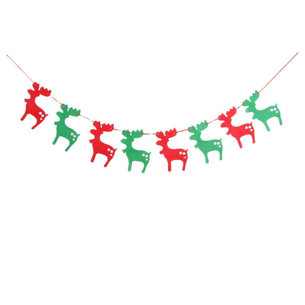 Christmas Non Woven  Banners Garland  Hanging Decor