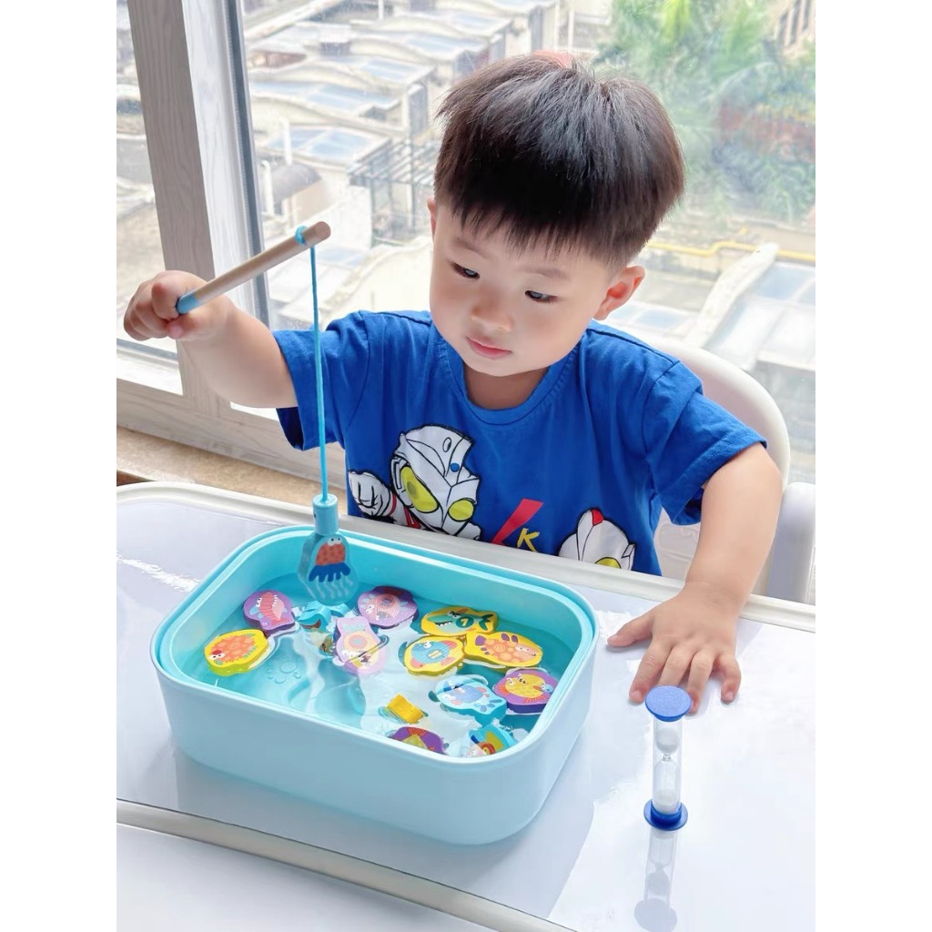 Đồ chơi câu cá nam châm bằng gỗ Mideer Magnetic Fishing Toy cho bé