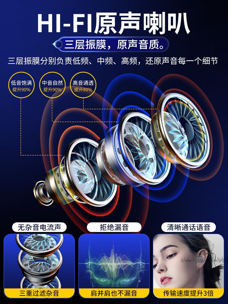 Đặc biệt Huaqiang North top với Yuehu thế hệ thứ hai thế hệ thứ ba thế hệ thứ tư pro Luoda 1562A/M phù hợp với tai nghe Bluetooth Apple Android