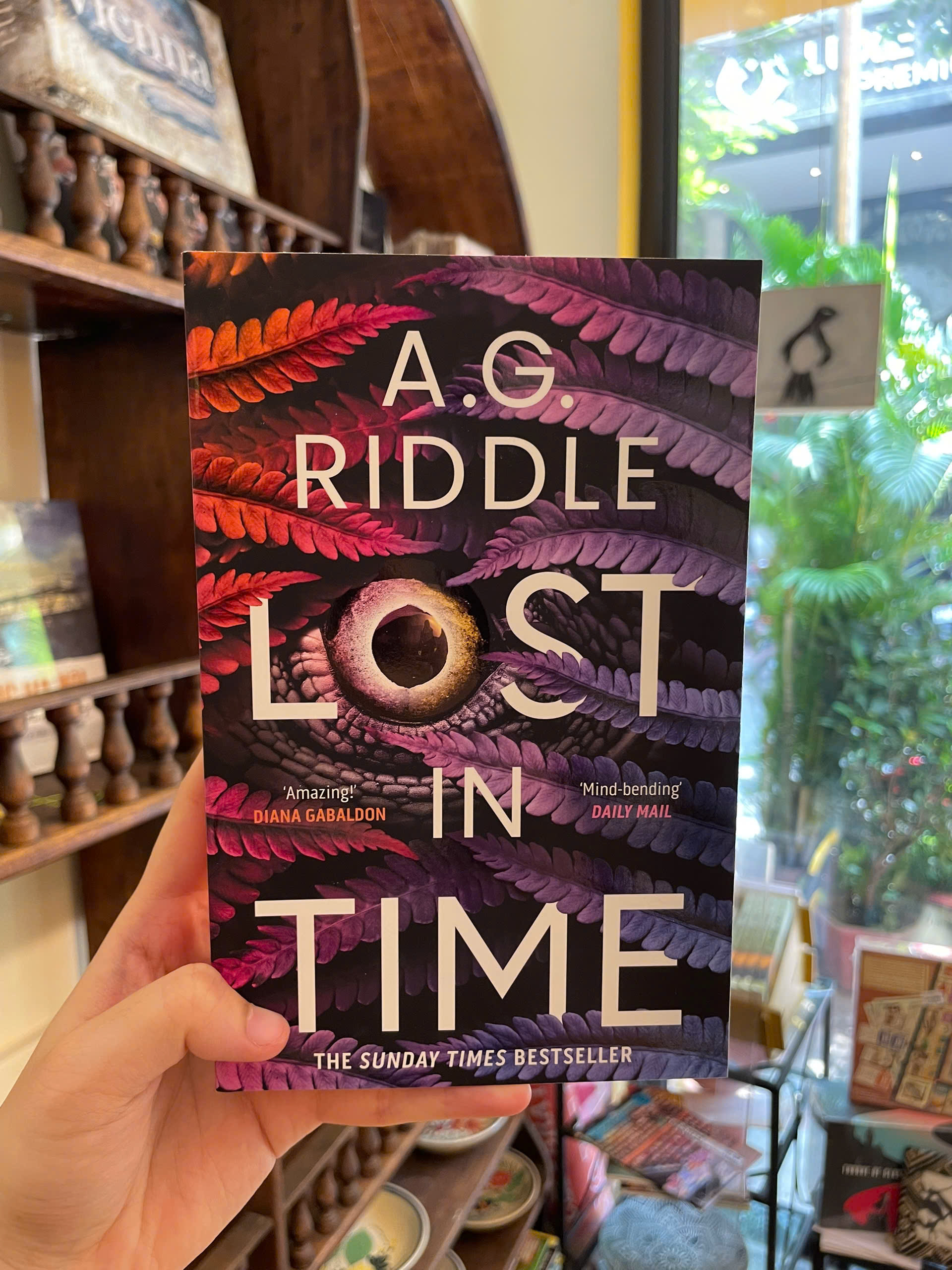 Sách - Lost in Time by A.G. Riddle - Science Fiction/Time Travel/ Fiction book in English