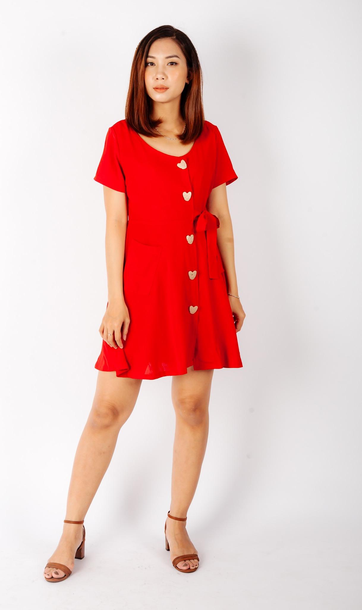 Đầm Nữ Buộc Nơ Eo Siêu Xinh