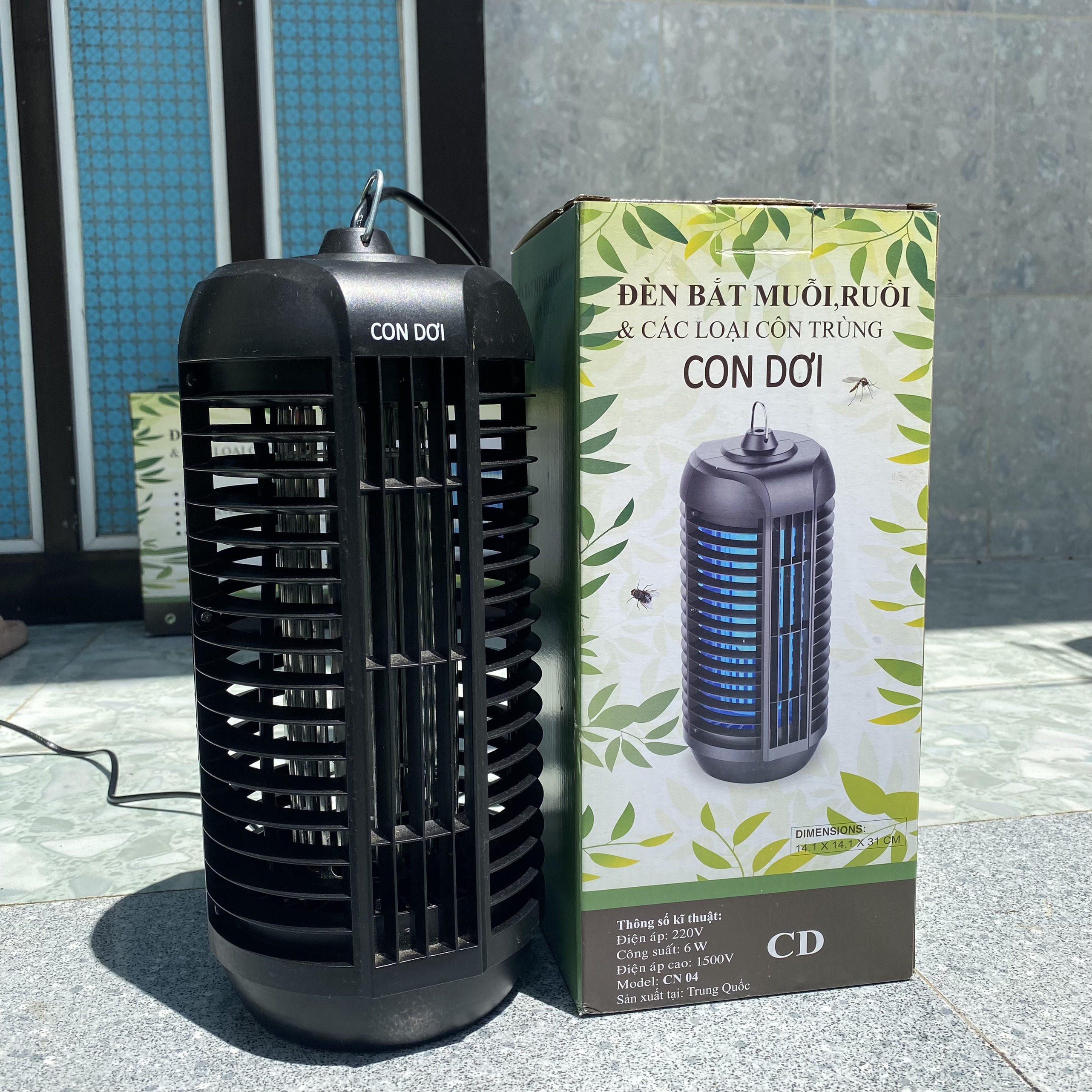 Đèn bắt muỗi ruồi và các loại côn trùng Con Dơi model CN04