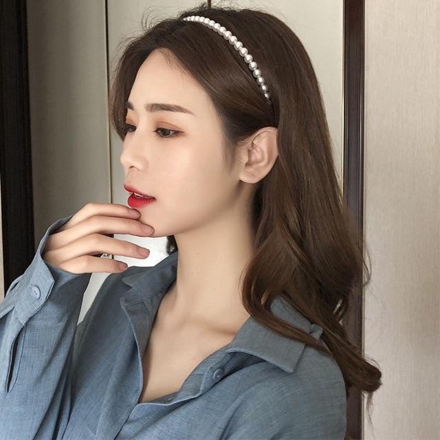 Cài tóc ngọc trai nhân tạo Hàn Quốc hottrend cô dâu